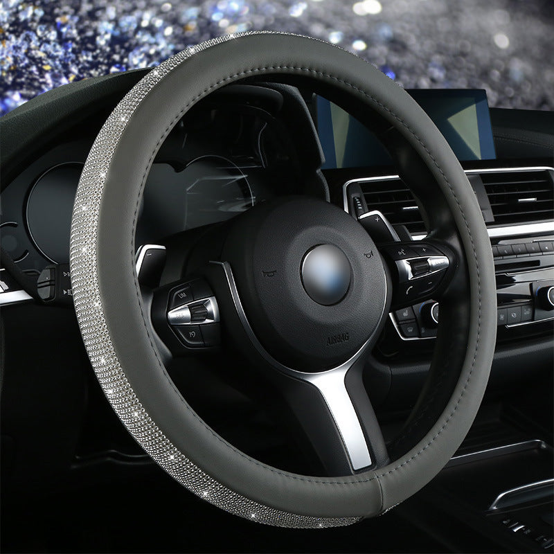 Crystal Diamond Steering Wheel Cover