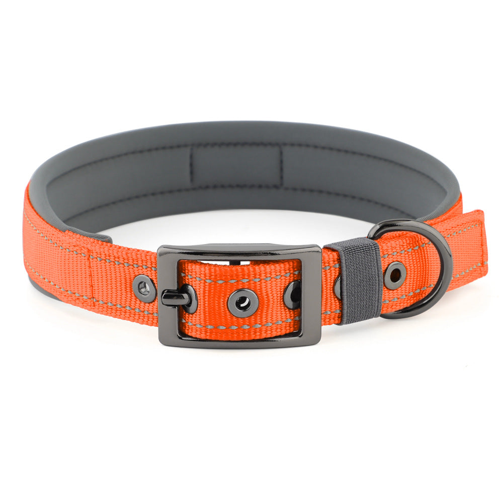 Reflective Safety Dog Collar – Adjustable & Durable