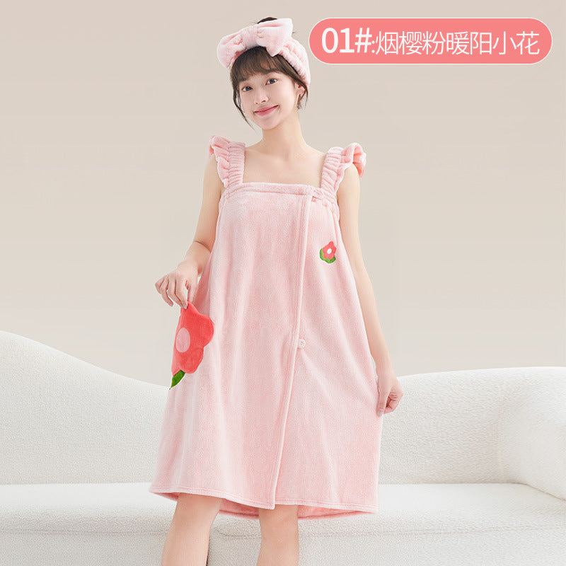 New Cartoon Bath Towel For Women