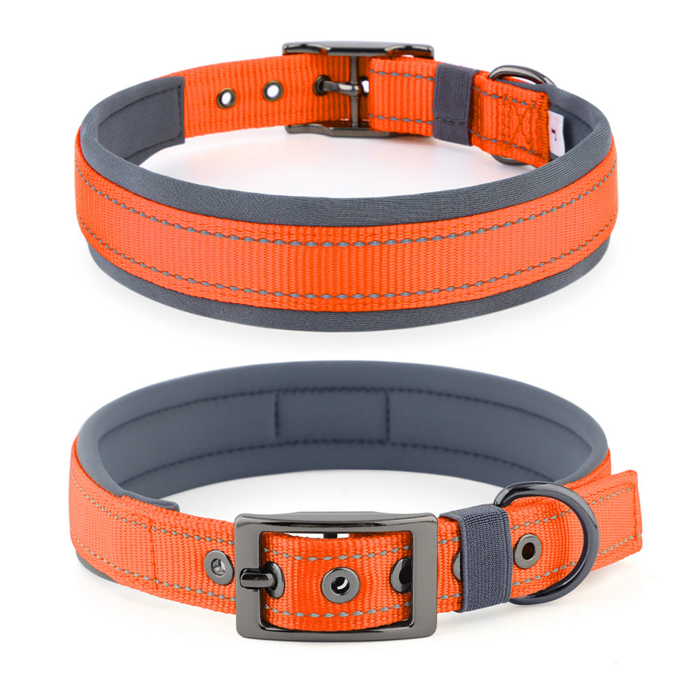 Reflective Safety Dog Collar – Adjustable & Durable