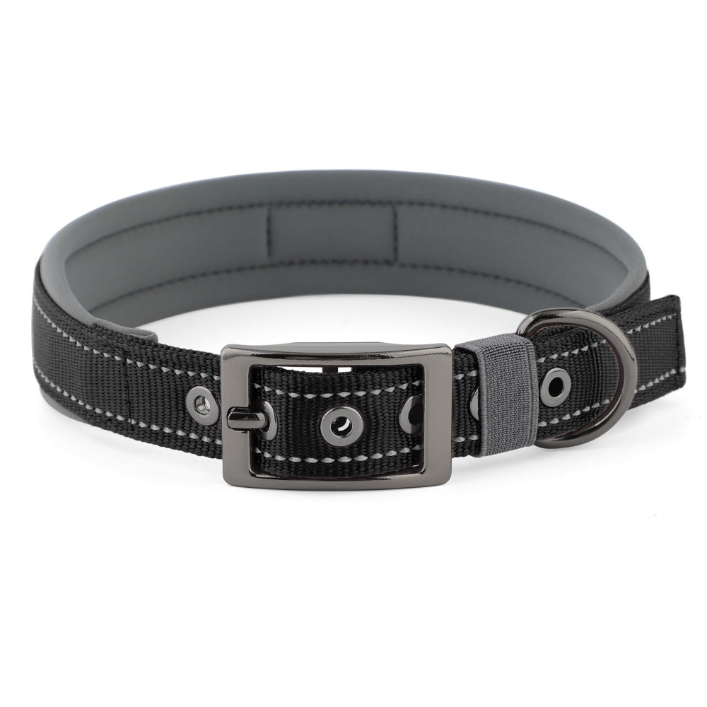 Reflective Safety Dog Collar – Adjustable & Durable