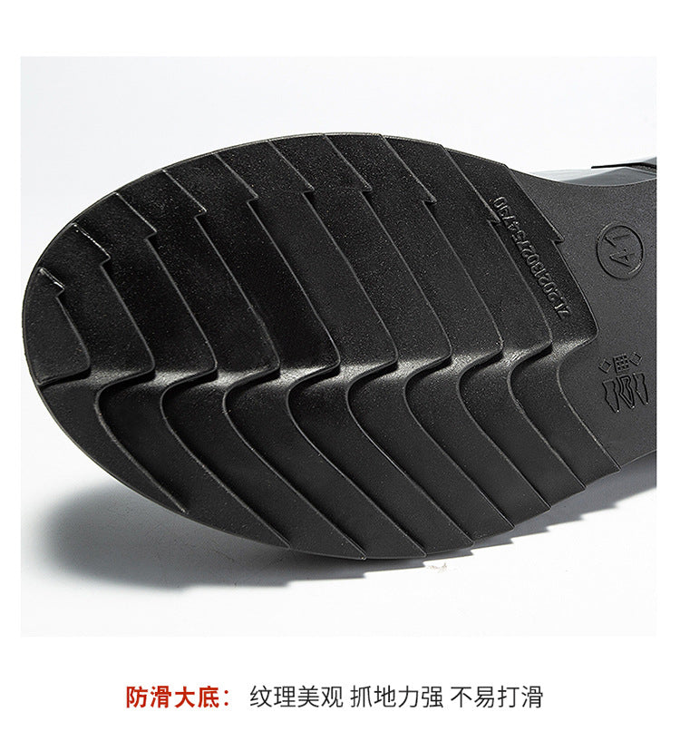 Men's Non-Slip Rubber Rain Boots – Thick Sole Work & Kitchen Shoes