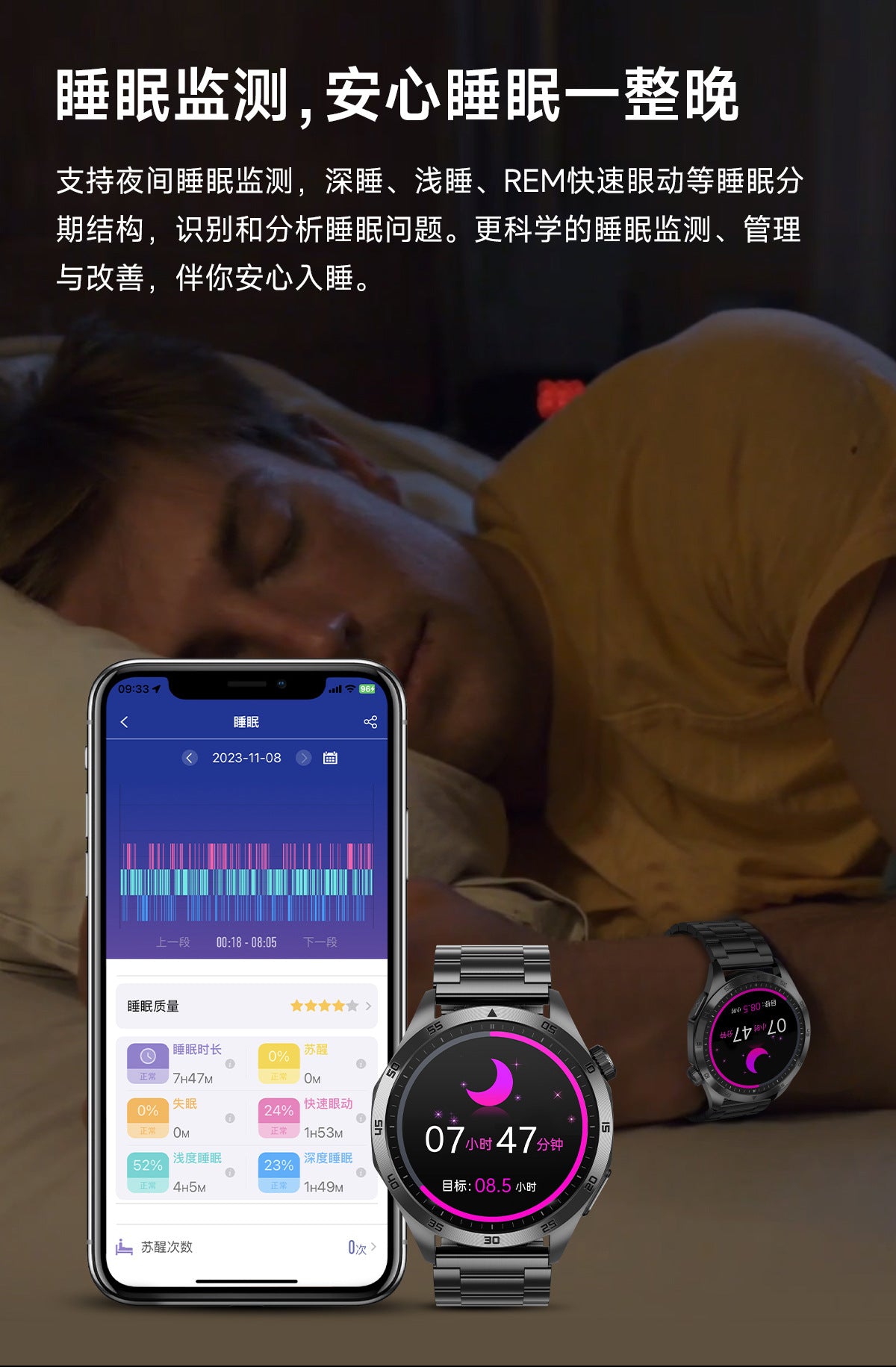 ET485 Smart Watch – Health Monitor with Bluetooth Calling
