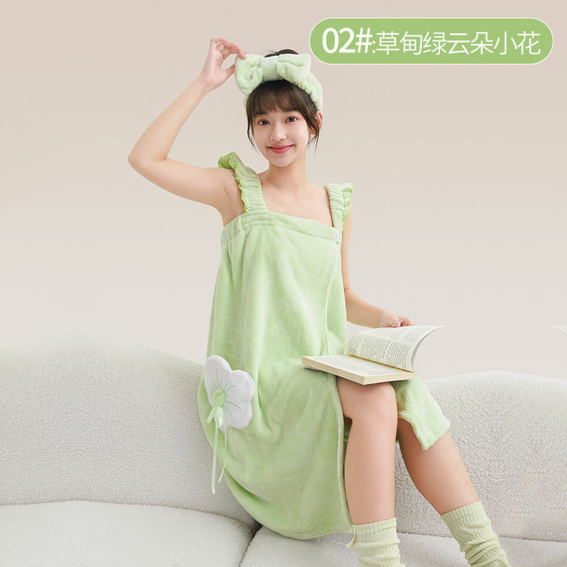 New Cartoon Bath Towel For Women