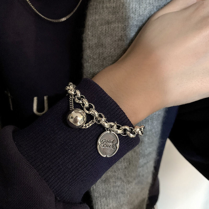 Six-Pointed Star Sterling Silver Bracelet – Couple & Stackable