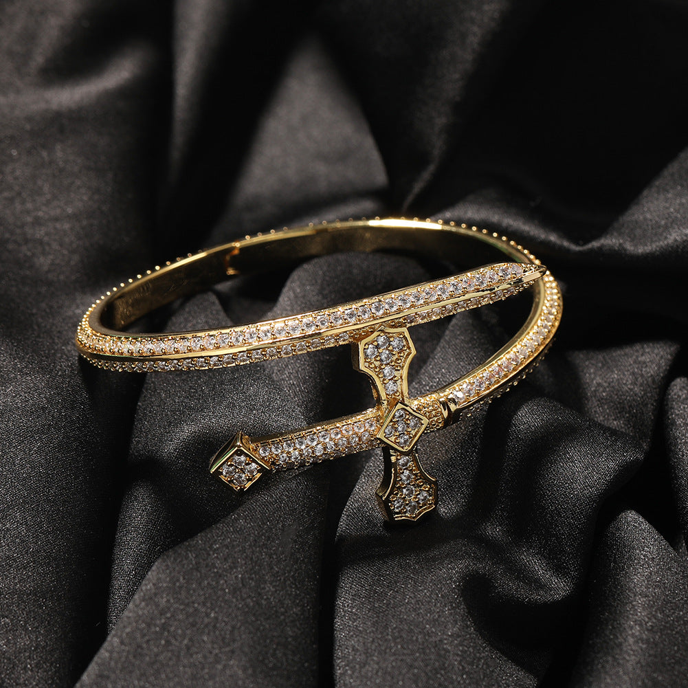 Zircon Diamond Tennis Bracelet – Elegant Everyday Jewelry