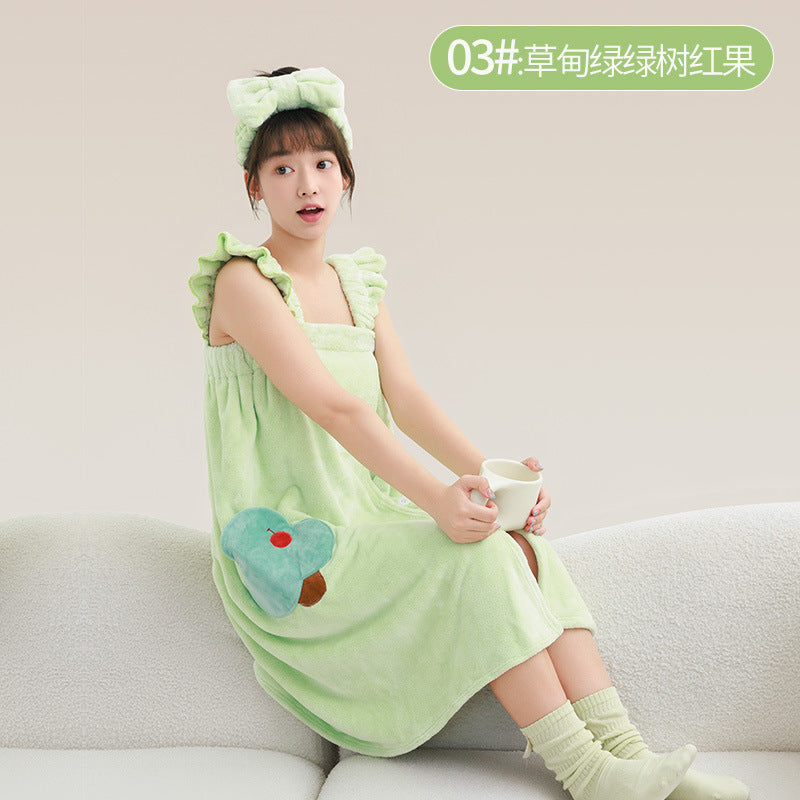 New Cartoon Bath Towel For Women
